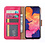 Ntech Ntech Hoesje Geschikt Voor Samsung Galaxy A10 Portemonnee Hoesje / Book Case - Pink/Roze