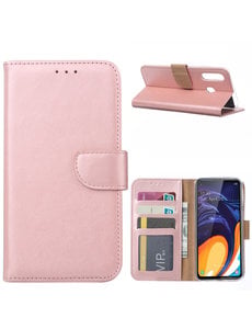 Ntech Ntech Samsung Galaxy A60 Portemonnee Hoesje / Book Case - Rose Goud
