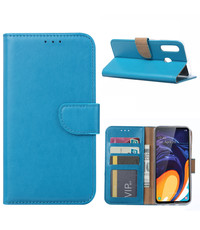 Ntech Ntech Samsung Galaxy A60 Portemonnee Hoesje / Book Case - Turquoise