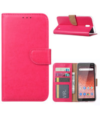 Ntech Ntech Nokia 1 Plus Portemonnee Hoesje / Book Case - Roze/Pink