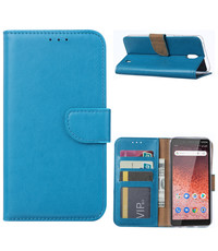 Ntech Ntech Nokia 1 Plus Portemonnee Hoesje / Book Case - Turquoise