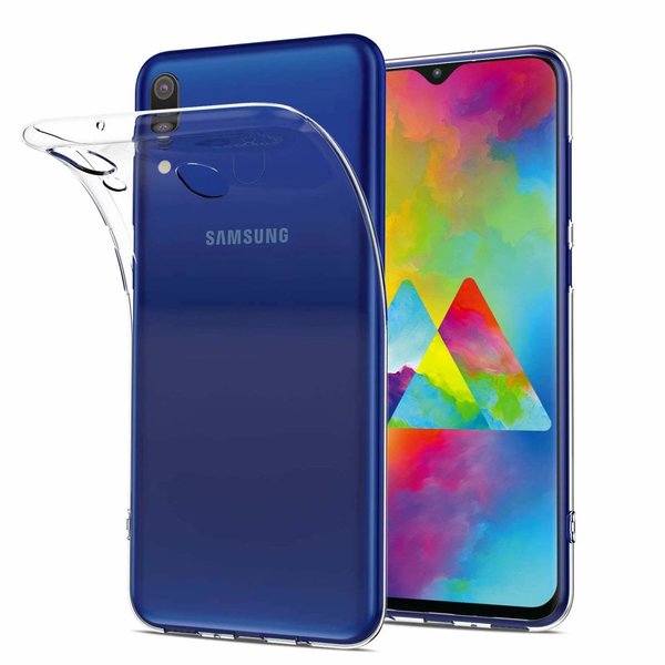 Ntech Ntech Hoesje Geschikt Voor Samsung Galaxy M20 Transparant Hoesje / Crystal Clear TPU Case