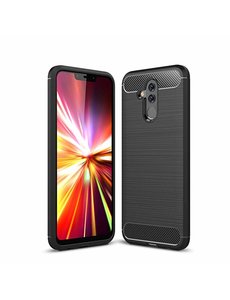 Ntech Ntech Soft Brushed TPU Hoesje voor Huawei Mate 20 Lite - Matt Zwart