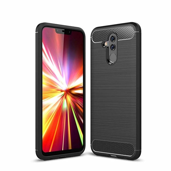 Ntech Ntech Soft Brushed TPU Hoesje Geschikt voor Huawei Mate 20 Lite - Matt Zwart