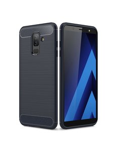 Ntech Ntech Soft Brushed TPU Hoesje voor Samsung Galaxy A6 (2018) - Matt Zwart