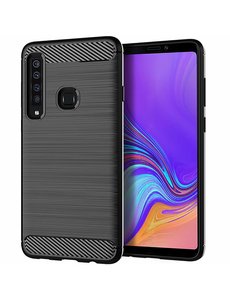 Ntech Ntech Soft Brushed TPU Hoesje voor Samsung Galaxy A9 (2018) - Matt Zwart