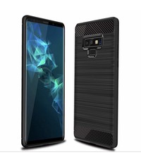 Ntech Ntech Soft Brushed TPU Hoesje voor Samsung Galaxy Note 9 - Matt Zwart