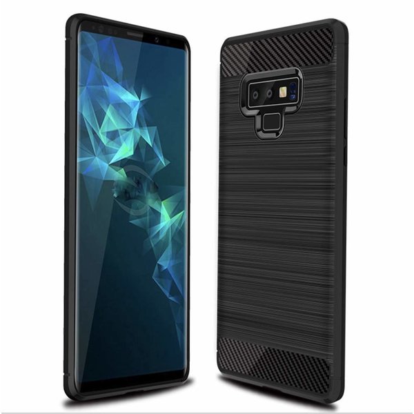 Ntech Ntech Soft Brushed TPU Hoesje Geschikt Voor Samsung Galaxy Note 9 - Matt Zwart