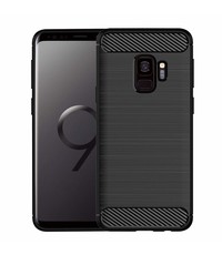 Ntech Ntech Soft Brushed TPU Hoesje voor Samsung Galaxy S9 - Matt Zwart