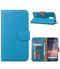 Ntech Ntech Nokia 3.2 Portemonnee Hoesje / Book Case Turquoise