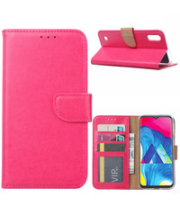 Ntech Ntech Samsung Galaxy M10 Portemonnee Hoesje / Book Case - Roze/Pink