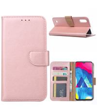 Ntech Ntech Samsung Galaxy M10 Portemonnee Hoesje / Book Case - Rose Goud