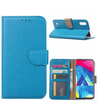 Ntech Ntech Samsung Galaxy M10 Portemonnee Hoesje / Book Case - Turquoise