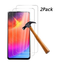 Ntech Ntech 2Pack Samsung Galaxy A60 full cover Screenprotector Tempered Glass