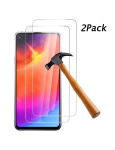Ntech Ntech 2Pack Samsung Galaxy A60 full cover Screenprotector Tempered Glass