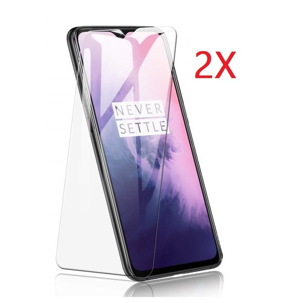 Ntech Ntech 2 Pack Oneplus 7 Screenprotector Tempered Glass