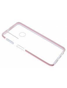 Ntech Ntech Huawei P Smart+ 2019 Roze &Transparant Anti Shock Back hoesje