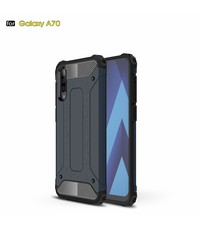 Ntech Ntech - Samsung Galaxy A70/A70s Armor Hoesje - Blauw