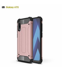 Ntech Ntech - Samsung Galaxy A70/A70s Armor Hoesje - Rose Goud