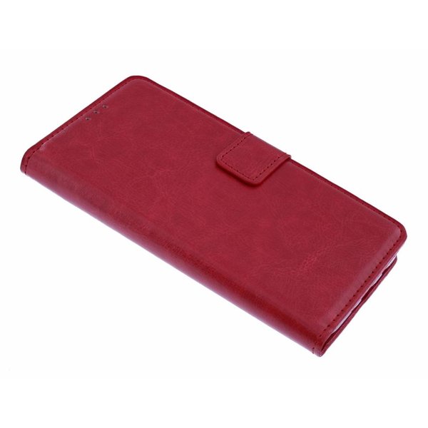 Ntech Ntech Luxe Boektype / Portemonnee met Pasjes houder & Magneetsluiting Rood - Geschikt voor Samsung Galaxy A70/A70s