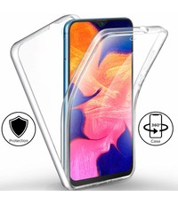 Ntech Ntech Samsung Galaxy A10 Dual TPU Hoesje ( Voor en Achter) Transparant