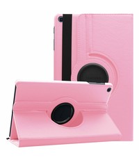 Ntech Samsung Tab A 10.1 hoes Licht Roze - Galaxy Tab A 2019 hoes draaibare cover Hoesje voor de Samsung Galaxy Tablet A 10.1