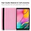 Ntech Hoesje Geschikt Voor Samsung Galaxy Tab A 10.1 hoes Licht Roze - Galaxy Tab A 2019 hoes draaibare cover Hoesje voor de Hoesje Geschikt Voor Samsung Galaxy Tablet A 10.1