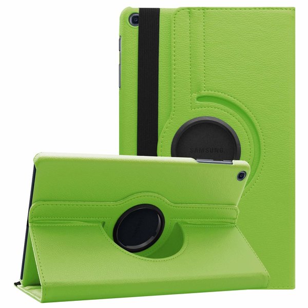 Ntech Hoesje Geschikt Voor Samsung Galaxy Tab A 10.1 hoes Groen - Galaxy Tab A 2019 hoes draaibare cover Hoesje voor de Hoesje Geschikt Voor Samsung Galaxy Tablet A 10.1