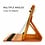 Ntech Samsung Tab A 10.1 hoes Oranje - Galaxy Tab A 2019 hoes draaibare cover Hoesje voor de Samsung Galaxy Tablet A 10.1