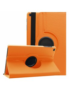 Ntech Ntech Samsung Galaxy Tab A 10.1 (2019) draaibare Hoes - Oranje