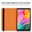 Ntech Samsung Tab A 10.1 hoes Oranje - Galaxy Tab A 2019 hoes draaibare cover Hoesje voor de Samsung Galaxy Tablet A 10.1