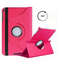 Ntech Samsung Tab A 10.1 hoes Roze - Galaxy Tab A 2019 hoes draaibare cover Hoesje voor de Samsung Galaxy Tablet A 10.1