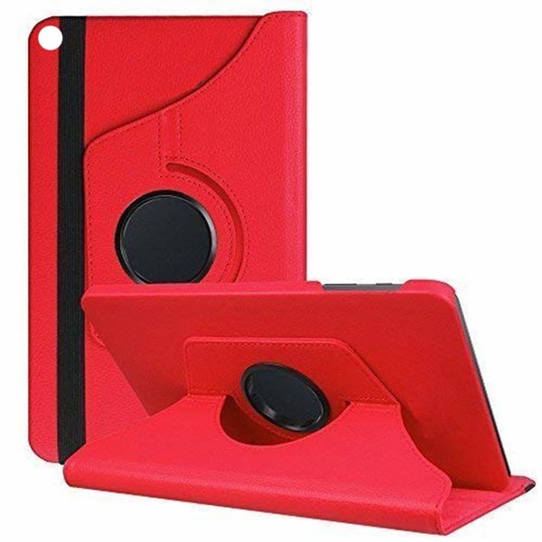 Ntech Hoesje Geschikt Voor Samsung Galaxy Tab A 10.1 hoes Rood - Galaxy Tab A 2019 hoes draaibare cover Hoesje voor de Hoesje Geschikt Voor Samsung Galaxy Tablet A 10.1