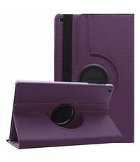 Ntech Samsung Tab A 10.1 hoes Paars - Galaxy Tab A 2019 hoes draaibare cover Hoesje voor de Samsung Galaxy Tablet A 10.1
