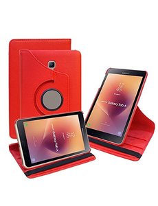Ntech Ntech Samsung Galaxy Tab A 8.0 (2017) T380 draaibaar Hoesje - Rood