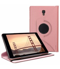 Ntech Ntech Samsung Galaxy Tab A 8.0 (2017) T380 draaibaar Hoes - Rose Goud