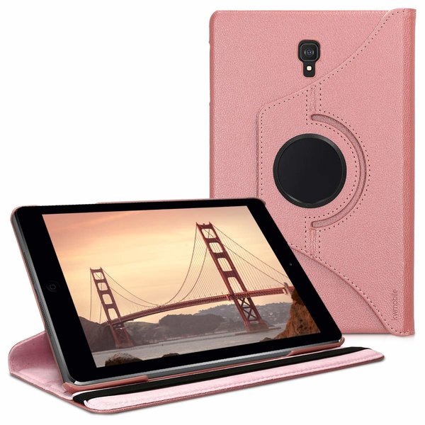 Ntech Ntech Hoes Geschikt voor Samsung Galaxy Tab A 8.0 (2017) T380 draaibaar Hoes - Rose Goud