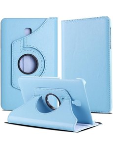 Ntech Ntech Samsung Galaxy Tab A 8.0 (2017) T380 draaibaar Hoes - Aqua Blauw