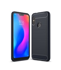 Ntech Ntech Soft Brushed TPU Hoesje voor Xiaomi Mi A2 Lite - Donker Blauw