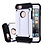Ntech Ntech hoesje Geschikt voor iPhone 8 / 7- Armor Hoesje - Zilver