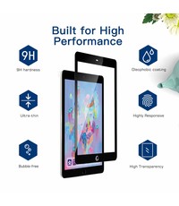 Ntech Ntech Apple iPad 9.7" (2018-2017) Screenprotector 0.3mm HD clarity Hardness Tempered Glass - Zwart