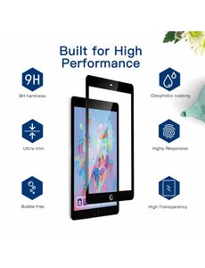 Ntech Ntech Apple iPad 9.7" (2018-2017) Screenprotector 0.3mm HD clarity Hardness Tempered Glass - Zwart