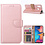 Ntech Ntech Hoesje Geschikt Voor Samsung Galaxy A20e Portemonnee Hoesje / Book Case - Rose Goud