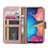 Ntech Ntech Hoesje Geschikt Voor Samsung Galaxy A20e Portemonnee Hoesje / Book Case - Rose Goud