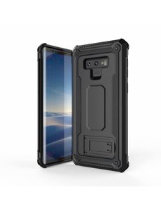 Ntech Ntech Samsung Galaxy Note 9 Armor hoesje met Kickstand - Zwart