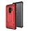 Ntech Ntech Hoesje Geschikt Voor Samsung Galaxy S9 Dual layer Rugged Armor hoesje met Kickstand / Hard PC & TPU Hybrid case - Rood