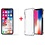 Ntech Ntech hoesje Geschikt voor iPhone Xs Max Screenprotector Tempered Glass + Anti Shock Hoesje