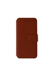 Ntech Ntech Apple iPhone Xr Luxe Portemonnee hoesje Furlo Design met Sta-Functie - Bruin