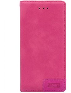 Merkloos Smart Luxe Roze TPU / PU Leder Flip Cover met Magneetsluiting voor Samsung Galaxy S10+