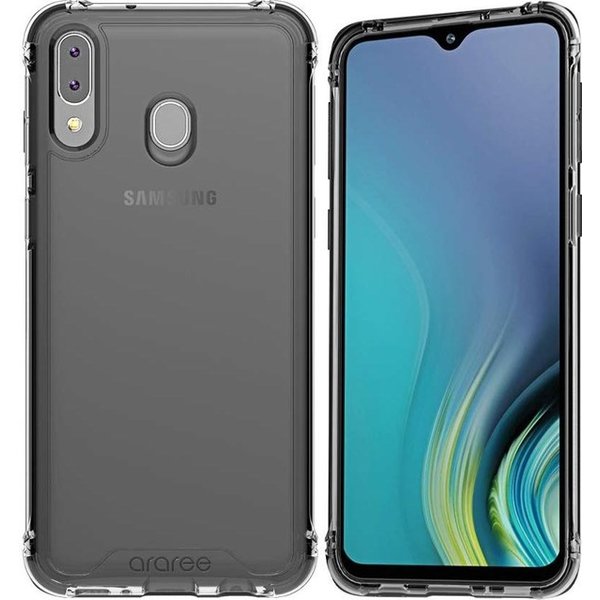 Araree Geschikt voor Samsung Galaxy M20 Araree TPU Hoesje M Cover Series Back Cover - Zwart